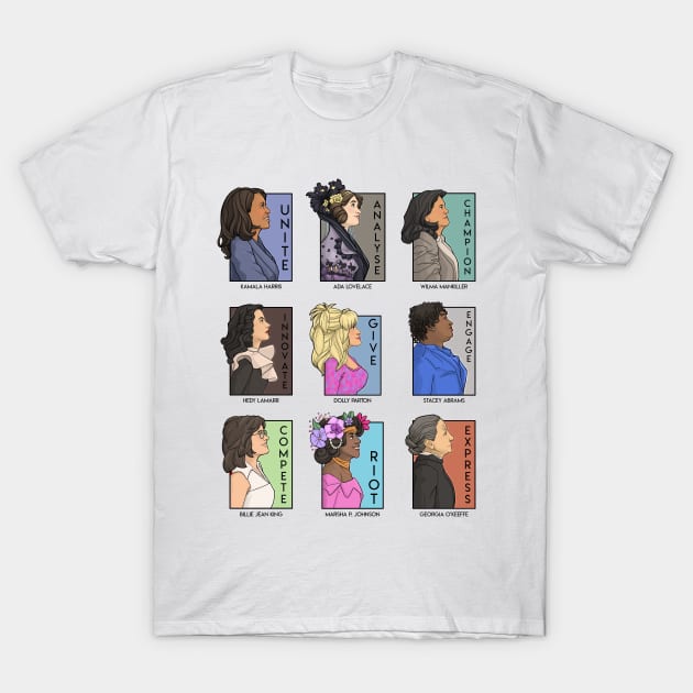 She Series - Real Women Version 3 T-Shirt by KHallion